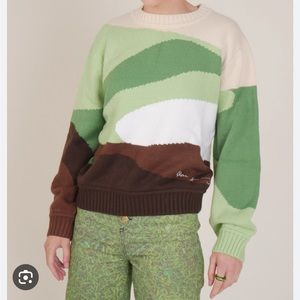 House of sunny golden years landscape jumper